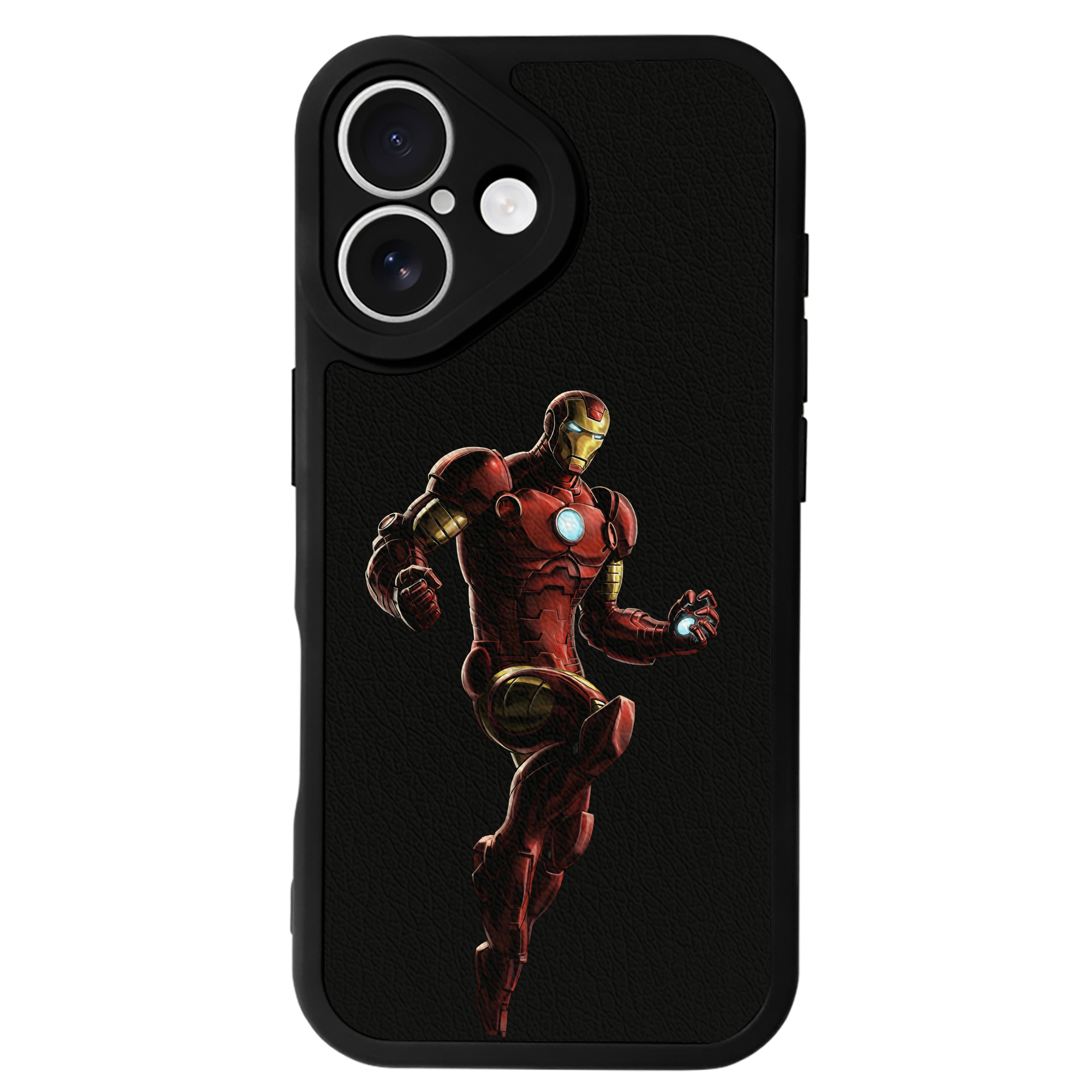 （画像用） アベンジャーズ The Avengers 【iPhone 16シリーズ対応】シリコンスマホケース（レザー調） 材質：シリコン